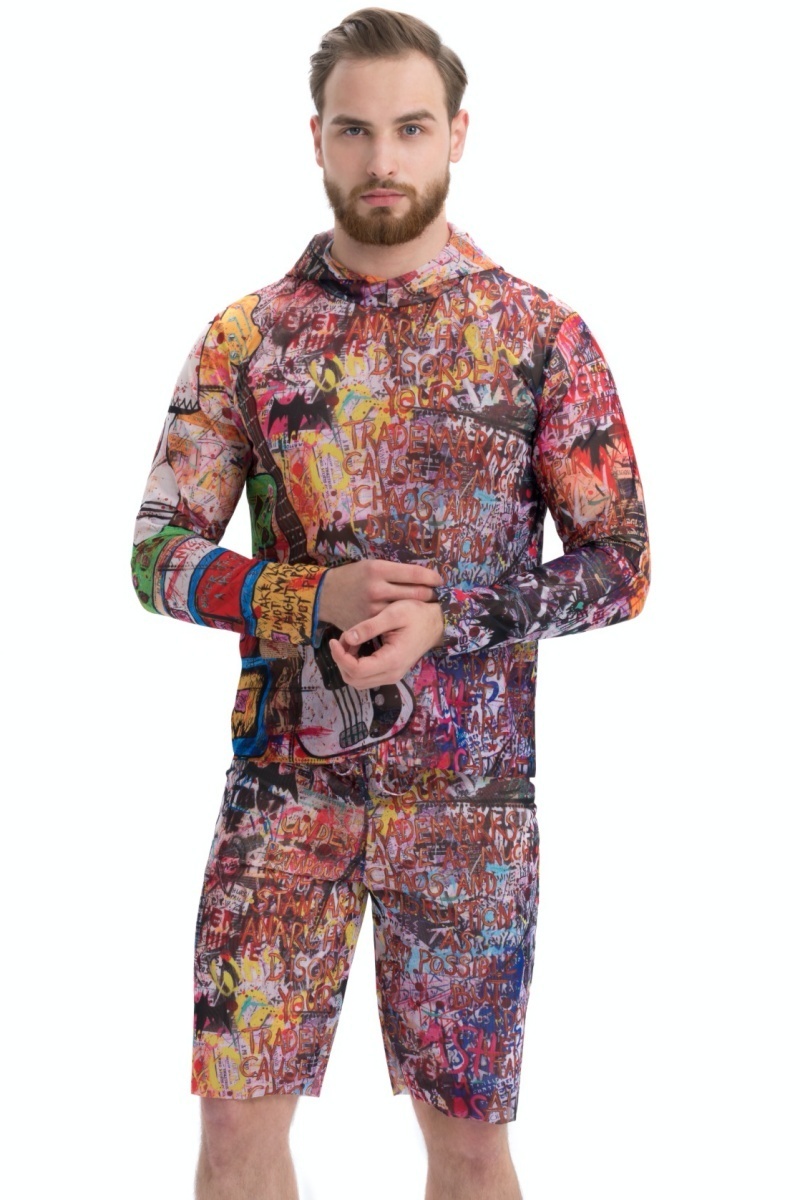 sku: 24981759 | Brand: RoDaSoleil  | Size: XSmall Small Medium Large XLarge XXLarge  | Colors: Цветной  | Бренды RoDaSoleil | Мужская коллекция Пляжная одежда | Title: Бермуды СКЕЛЕТ