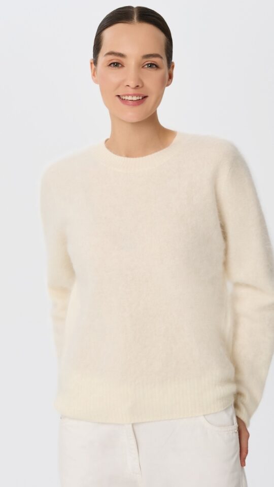 sku: W25-00CH1019 | Brand: Marc Andre  | Size: 36 38 40 42 44  | Colors: Белый  | Бренды Marc&Andre | Кашемир Джемперы | Title: Джемпер CLOUDED LUXE