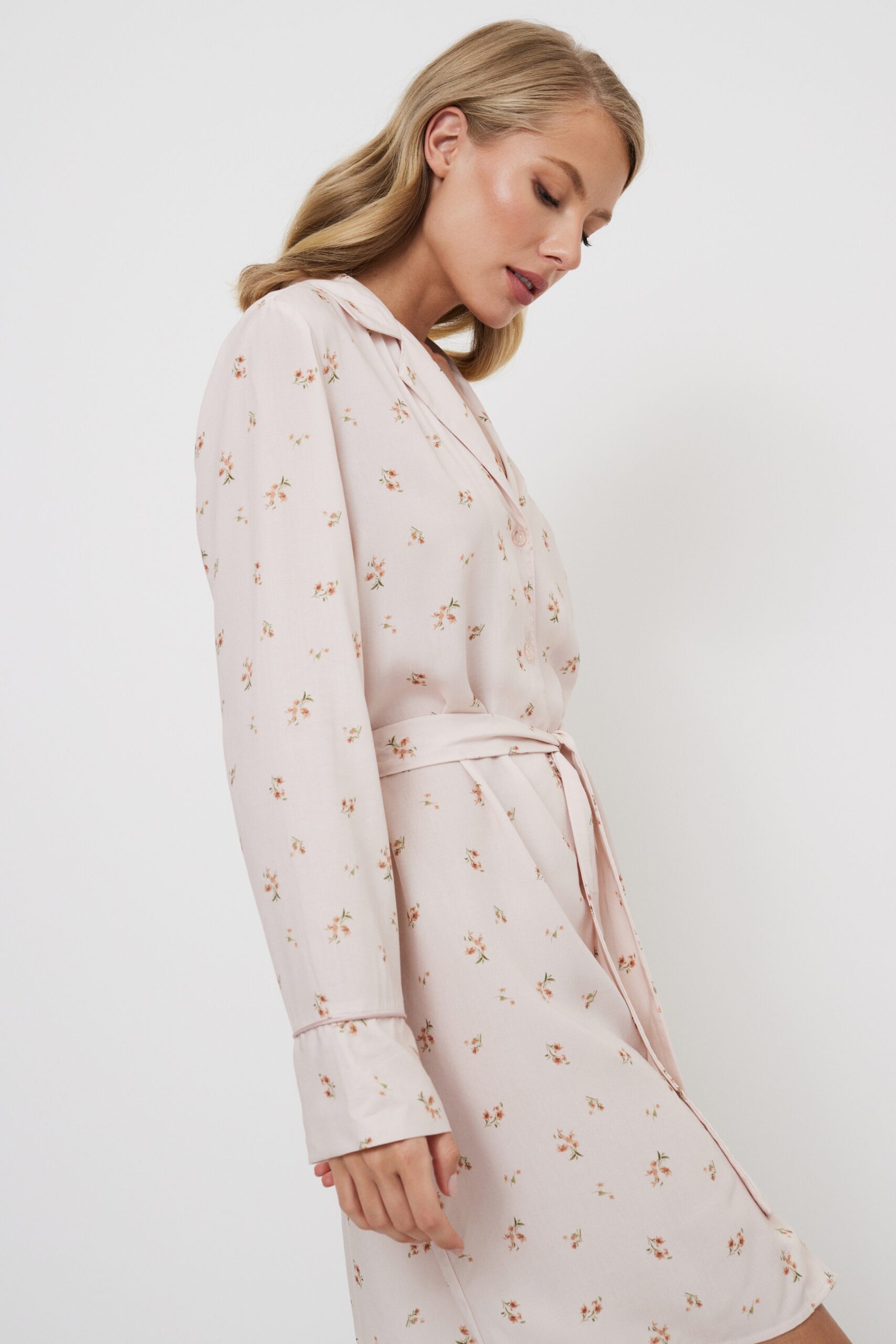 sku: FREESIA | Brand: Aruelle  | Size: XSmall Small Medium Large XLarge XXLarge  | Colors: Пудровый  | Бренды Aruelle | Домашняя одежда Сорочки | Title: Сорочка FREESIA