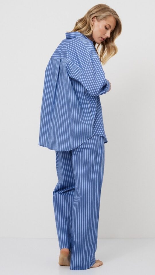 sku: LAVINIA | Brand: Aruelle  | Size: Small Medium Large XLarge XXLarge  | Colors: Синий  | Бренды Aruelle | Домашняя одежда Костюмы | Title: Комплект с брюками LAVINIA SET