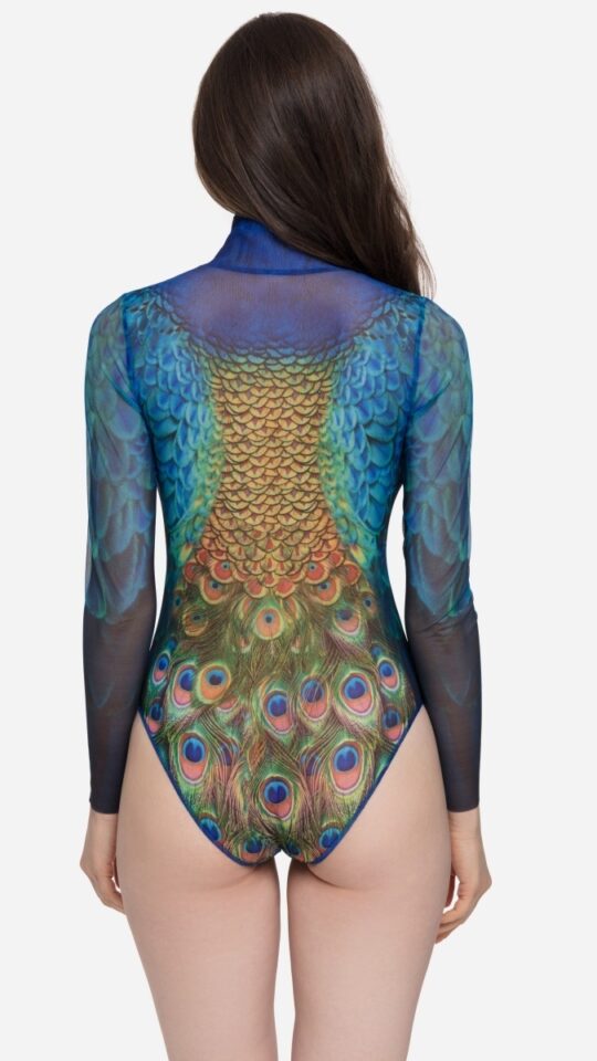 sku: 25003634 | Brand: RoDaSoleil  | Size: XSmall Small Medium Large XLarge  | Colors: Цветной  | Бренды RoDaSoleil | Купальники Слитные | Title: Слитный купальник ПАВЛИН МАЮРА