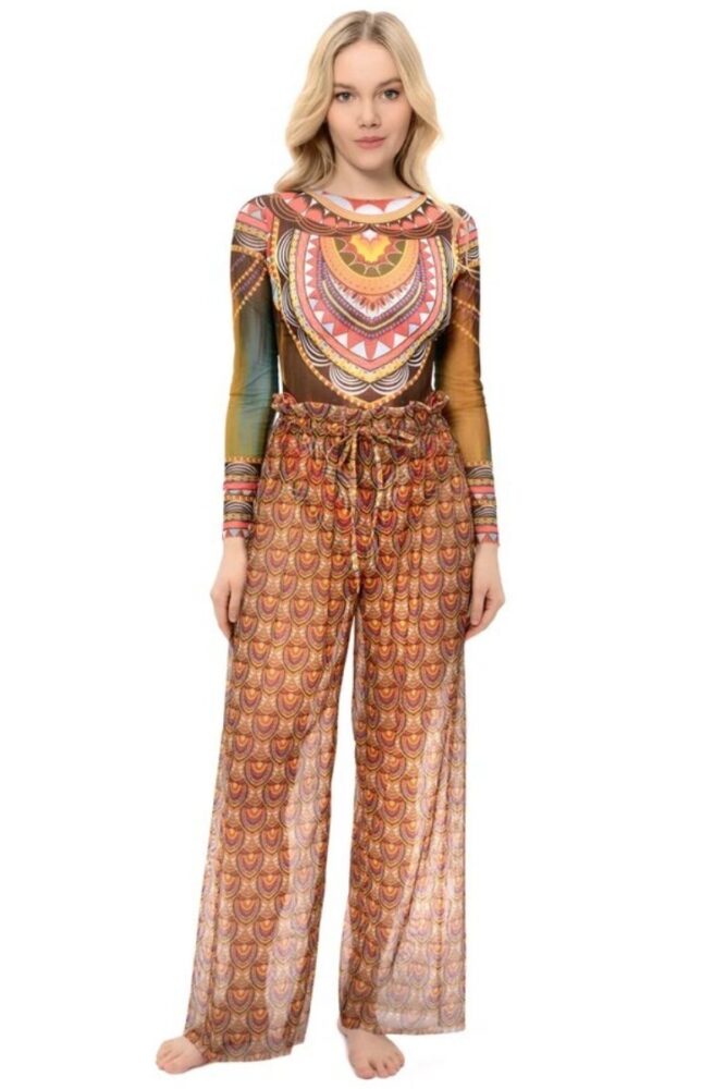 sku: 22002078 | Brand: RoDaSoleil | Size: Onesize | Colors: Коричневый | Бренды RoDaSoleil | Пляжная одежда | Title: Брюки АФРИКА