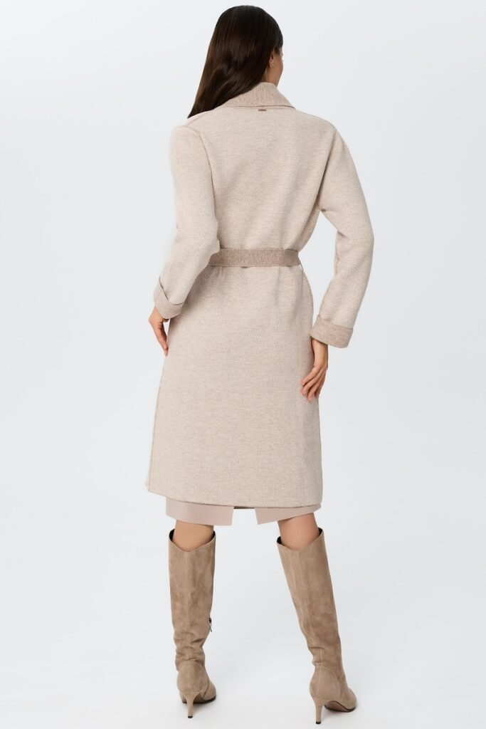 sku: W25-00CH0101 | Brand: Marc Andre  | Size: Small Medium Large  | Colors: Бежевый  | Бренды Marc&Andre | Кашемир Кардиганы | Title: Кардиган ETERNAL WAVES