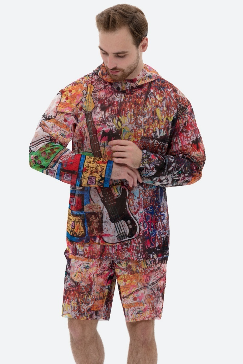 sku: 24003259 | Brand: RoDaSoleil  | Size: XSmall Small Medium Large XLarge XXLarge  | Colors: Цветной  | Бренды RoDaSoleil | Пляжная одежда | Мужская коллекция Пляжная одежда | Title: Футболка СКЕЛЕТ с капюшоном