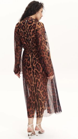 sku: 25002725 | Brand: RoDaSoleil  | Size: Onesize  | Colors: Леопард  | Бренды RoDaSoleil | Пляжная одежда | Title: Халат ЛЕОПАРД 25