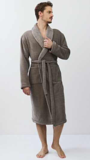 sku: ELLIOT | Brand: Aruelle  | Size: Small Medium Large XLarge XXLarge  | Colors: Серый  | Бренды Aruelle | Мужская коллекция Халаты | Title: Халат ELLIOT