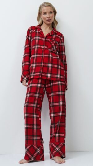 sku: BELL | Brand: Aruelle  | Size: XSmall Small Medium Large XLarge XXLarge  | Colors: Красный  | Бренды Aruelle | Домашняя одежда Пижамы | Title: Пижама с брюками BELL