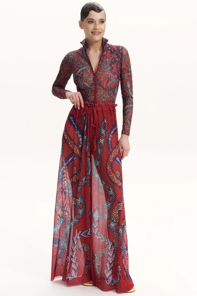 sku: 25002074 | Brand: RoDaSoleil  | Size: Onesize  | Colors: Цветной  | Бренды RoDaSoleil | Пляжная одежда | Title: Брюки ЗМЕИ МОЗАИКА