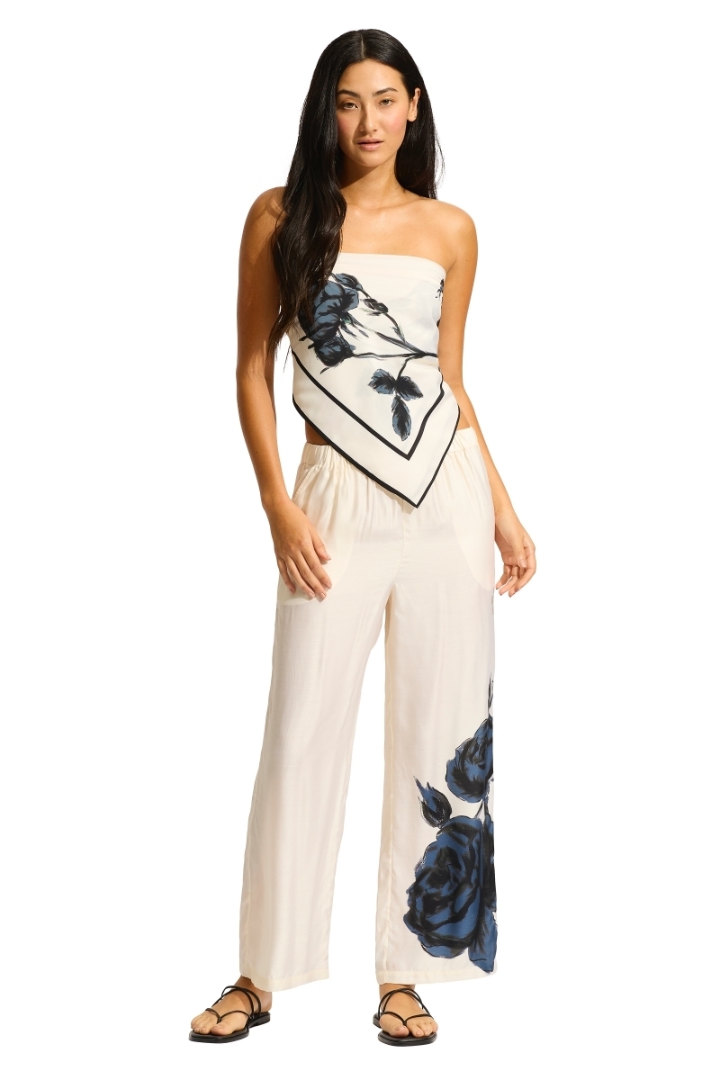 sku: 72146 | Brand: Seafolly  | Size: Onesize  | Colors: Черный/экрю  | Бренды Seafolly | Аксессуары | Title: Платок