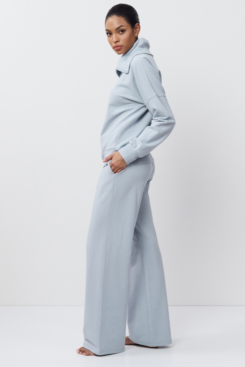 sku: BRISA SET | Brand: Aruelle  | Size: XSmall Small Medium Large XLarge XXLarge  | Colors: Серо-голубой  | Бренды Aruelle | Домашняя одежда Костюмы | Title: Комплект с брюками BRISA SET