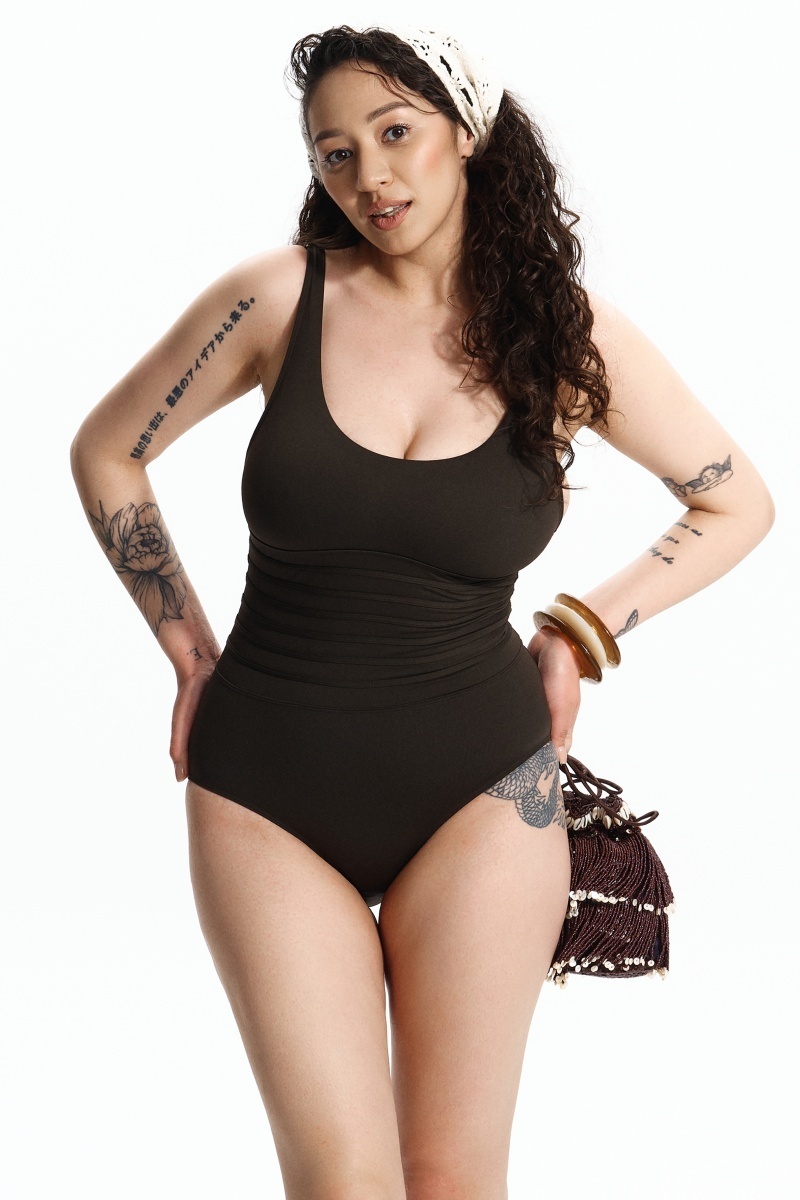 sku: 2721 | Brand: D-nu-D  | Size: Small Medium  | Colors: Шоколад  | Бренды D-nu-D | Купальники Слитные | Title: Слитный купальник