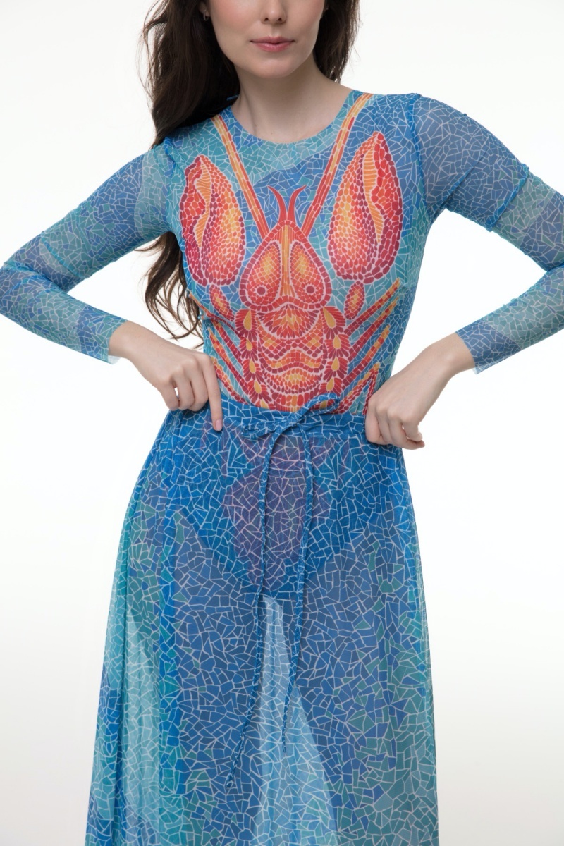 sku: 25000348 | Brand: RoDaSoleil  | Size: Onesize  | Colors: Цветной  | Бренды RoDaSoleil | Пляжная одежда | Title: Юбка ВОЛНА МОЗАИКА
