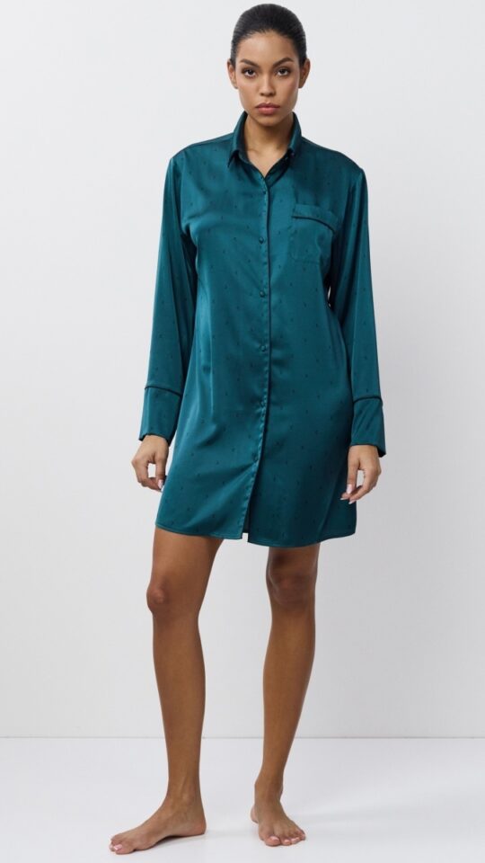 sku: EMERALDA | Brand: Aruelle  | Size: XSmall Small Medium Large XLarge XXLarge  | Colors: Изумруд  | Бренды Aruelle | Домашняя одежда Сорочки | Title: Сорочка EMERALDA