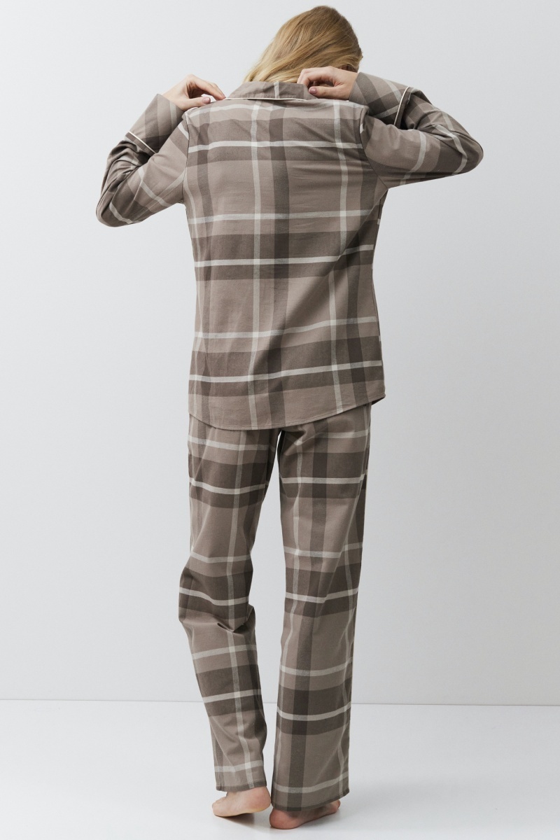 sku: ELODY | Brand: Aruelle | Size: XSmall Small Medium Large XLarge XXLarge | Colors: Мокко | Бренды Aruelle | Домашняя одежда Пижамы | Title: Пижама с брюками ELODY