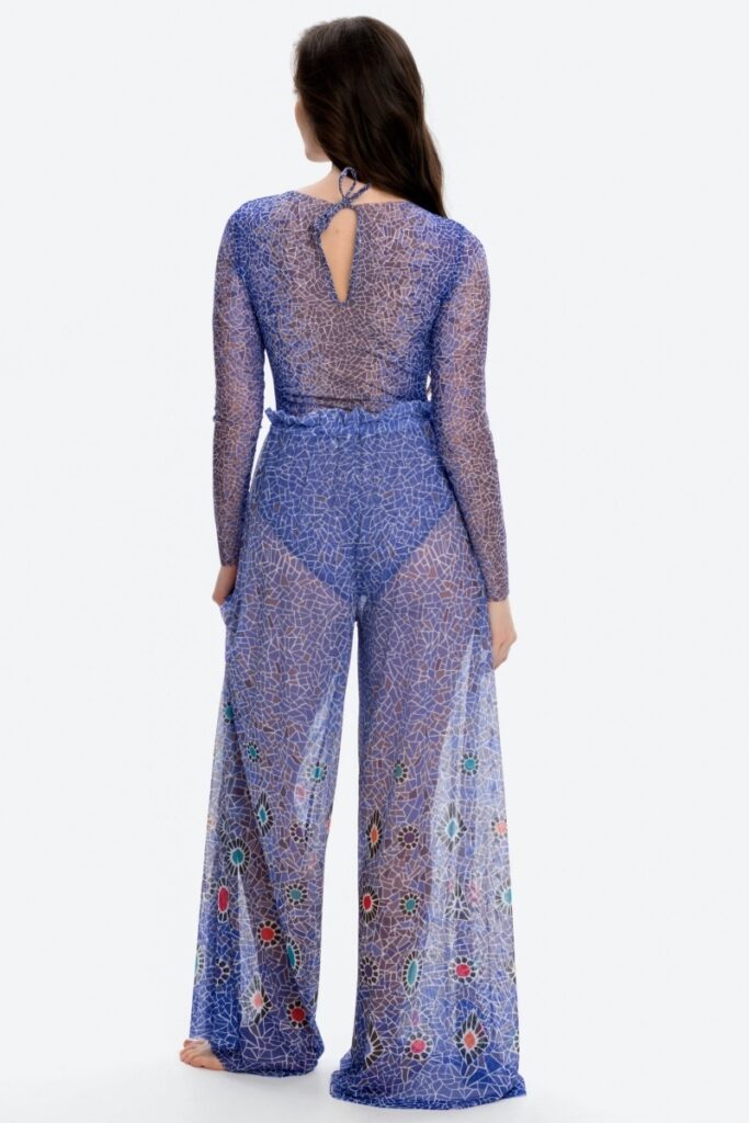 sku: 25002067 | Brand: RoDaSoleil  | Size: Onesize  | Colors: Лиловый  | Бренды RoDaSoleil | Пляжная одежда | Title: Брюки КРОКОДИЛ ЛИЛОВЫЙ