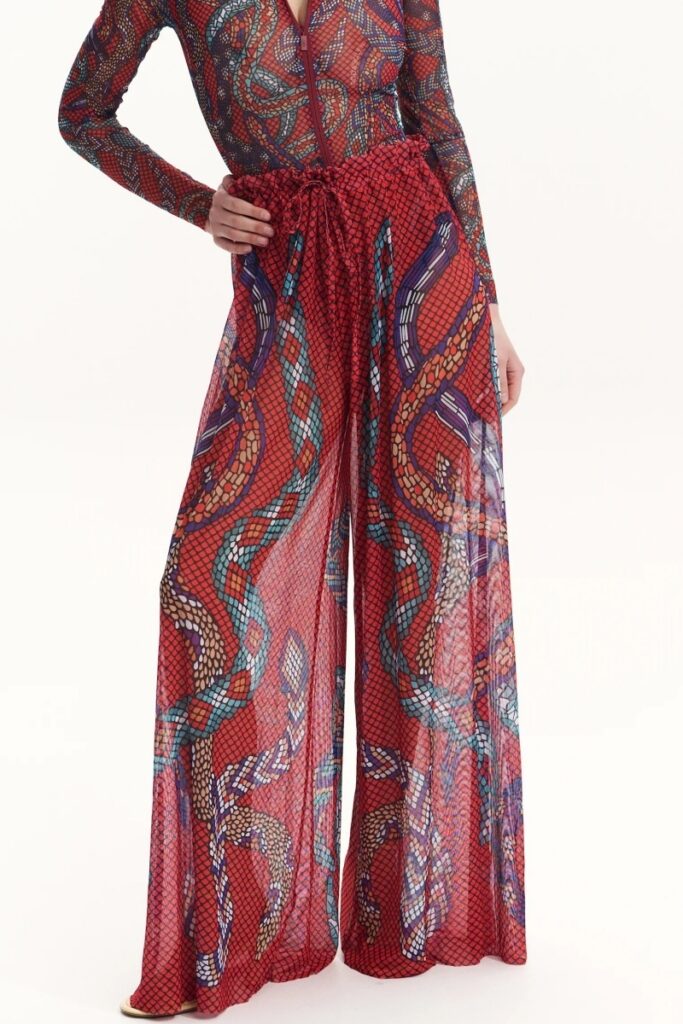 sku: 25002074 | Brand: RoDaSoleil  | Size: Onesize  | Colors: Цветной  | Бренды RoDaSoleil | Пляжная одежда | Title: Брюки ЗМЕИ МОЗАИКА