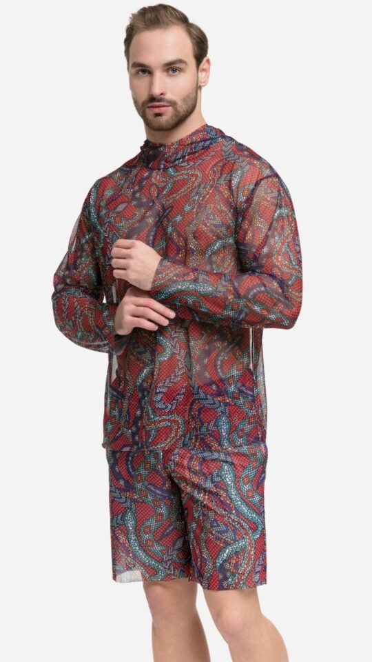 sku: 25981774 | Brand: RoDaSoleil  | Size: XSmall Small Medium Large XLarge XXLarge  | Colors: Цветной  | Бренды RoDaSoleil | Пляжная одежда | Мужская коллекция Пляжная одежда | Title: Бермуды ЗМЕИ МОЗАИКА