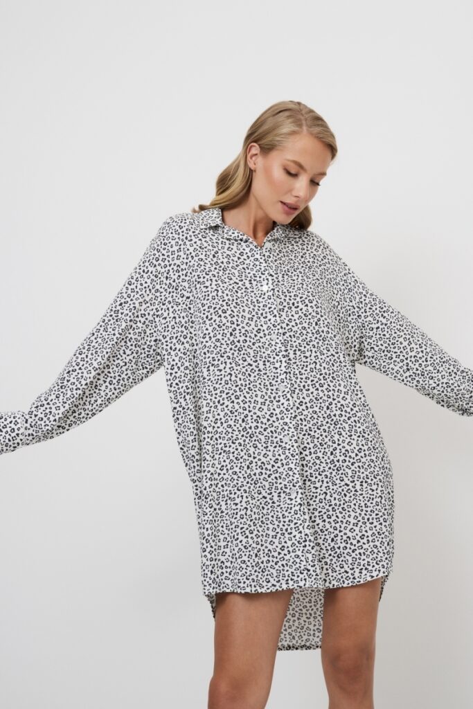 sku: BELLA | Brand: Aruelle  | Size: XSmall Small Medium Large XLarge XXLarge  | Colors: Серый  | Бренды Aruelle | Домашняя одежда Сорочки | Title: Сорочка BELLA