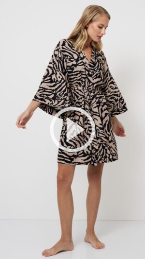 sku: SHERRY | Brand: Aruelle  | Size: XSmall Small Medium Large XLarge  | Colors: Капучино/Черный  | Бренды Aruelle | Домашняя одежда Халаты | Title: Халат SHERRY