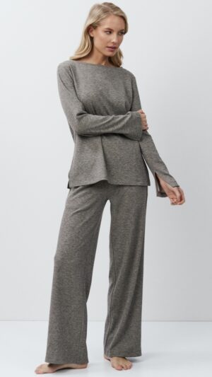 sku: DAVINA SET BROWN | Brand: Aruelle  | Size: XSmall Small Medium Large XLarge XXLarge  | Colors: Коричневый/Серый  | Бренды Aruelle | Домашняя одежда Костюмы | Title: Костюм с брюками DAVINA BROWN