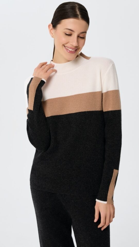 sku: W25-00CH0519 | Brand: Marc Andre  | Size: 36 38 40 42 44 46  | Colors: Цветной  | Бренды Marc&Andre | Кашемир Джемперы | Title: Джемпер URBAN BLOCK