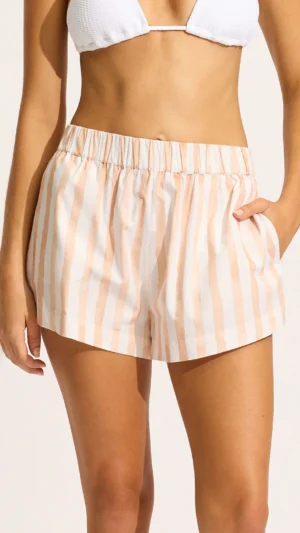 sku: 55404-SH | Brand: Seafolly  | Size: XSmall Small Medium Large  | Colors: Экрю  | Бренды Seafolly | Пляжная одежда | Title: Шорты