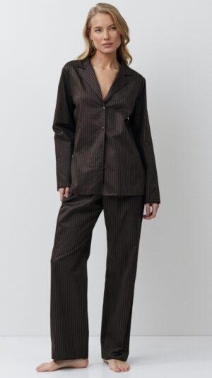 sku: NOEMIE | Brand: Aruelle  | Size: XSmall Small Medium Large XLarge XXLarge  | Colors: Шоколадный  | Бренды Aruelle | Домашняя одежда Пижамы | Title: Пижама с брюками NOEMIE