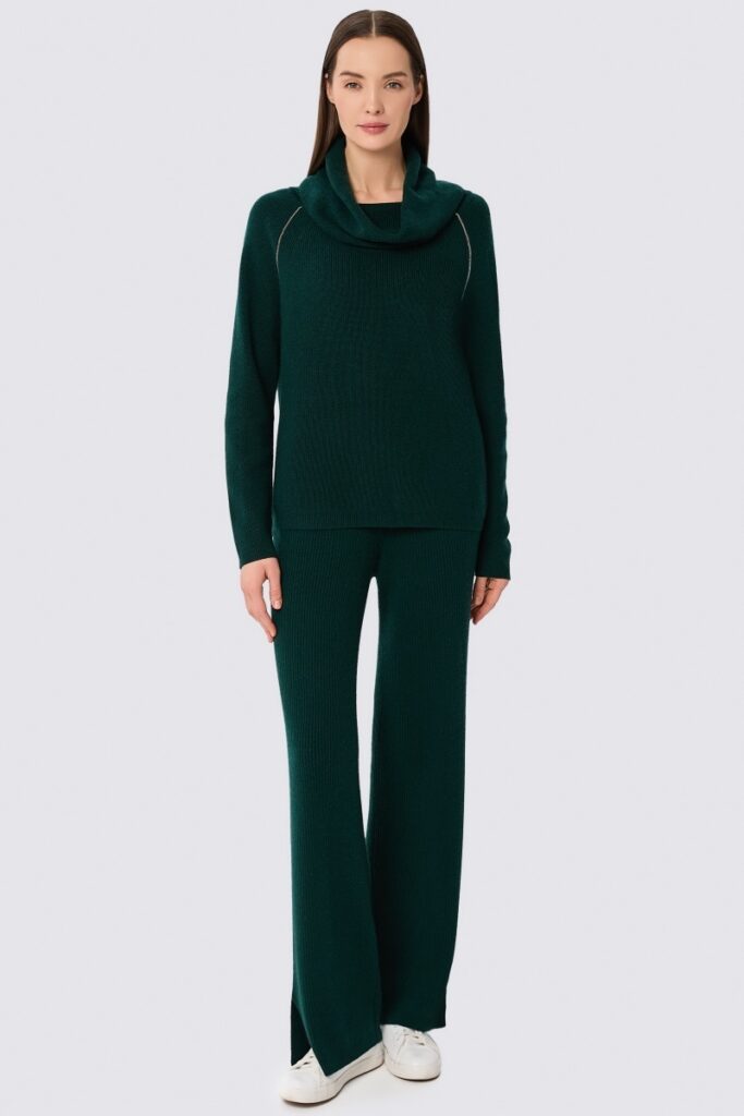 sku: W25-00CH0324 | Brand: Marc Andre  | Size: 36 38 40 42 44 46  | Colors: Изумруд  | Бренды Marc&Andre | Кашемир Джемперы | Title: Свитер QUITE MOTION