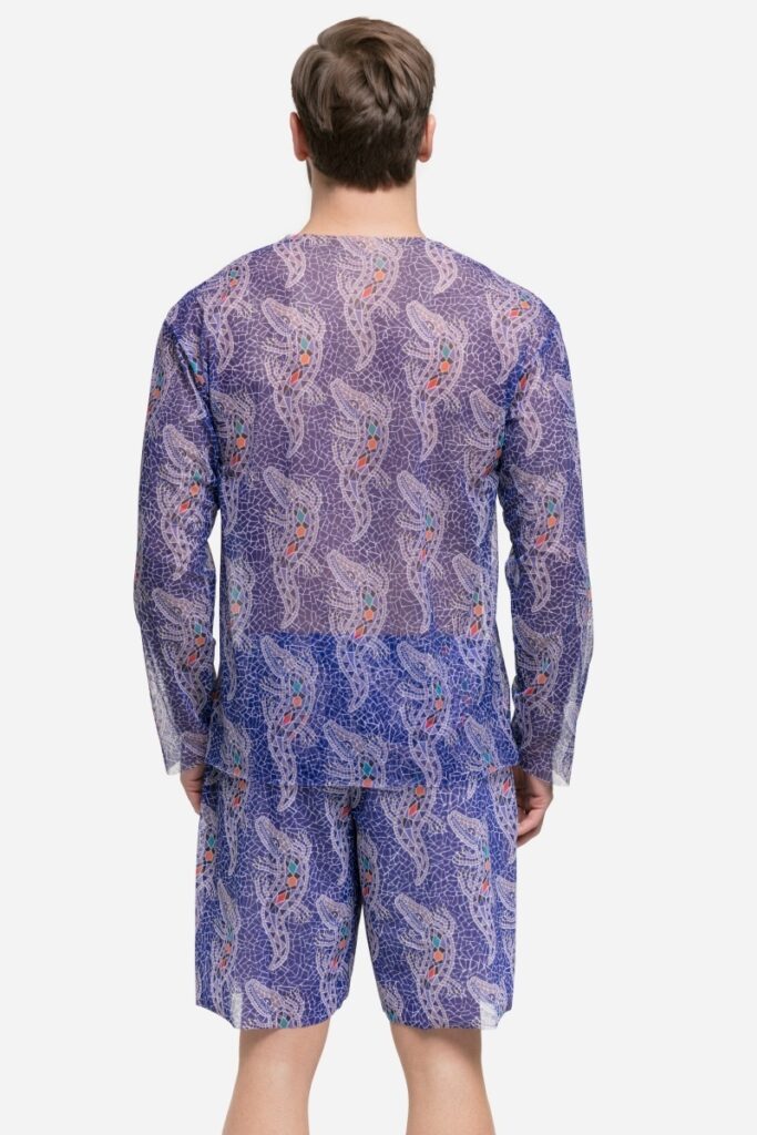 sku: 25003367 | Brand: RoDaSoleil  | Size: Small Medium Large XLarge XXLarge  | Colors: Лиловый  | Бренды RoDaSoleil | Мужская коллекция Пляжная одежда | Title: Футболка КРОКОДИЛ ЛИЛОВЫЙ