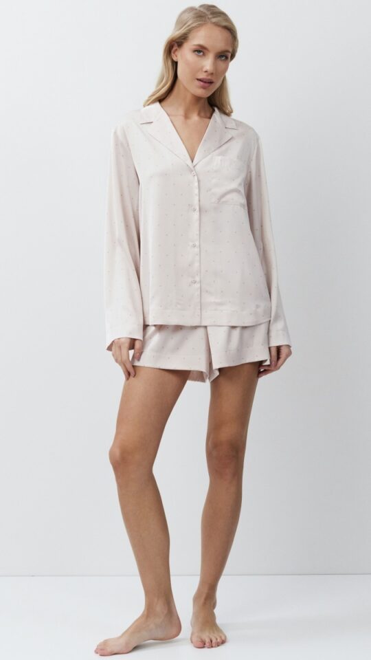 sku: GILIAN | Brand: Aruelle  | Size: XSmall Small Medium Large XLarge  | Colors: Светло-Розовый  | Бренды Aruelle | Домашняя одежда Пижамы | Title: Пижама с шортами GILIAN