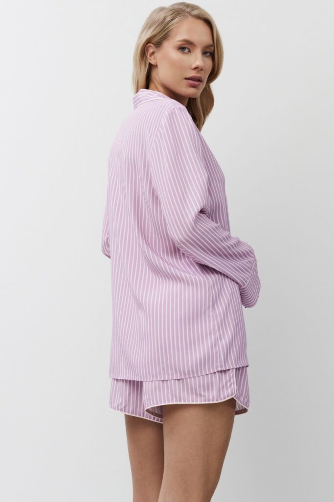 sku: MARGARETH | Brand: Aruelle  | Size: XSmall Small Medium Large XLarge XXLarge  | Colors: Лаванда  | Бренды Aruelle | Домашняя одежда Пижамы | Title: Пижама с шортами MARGARETH
