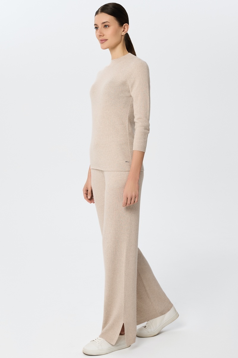 sku: W25-00CH0407 | Brand: Marc Andre  | Size: 36 38 40 42 44 46  | Colors: Бежевый  | Бренды Marc&Andre | Кашемир Джемперы | Title: Джемпер QUITE MOTION