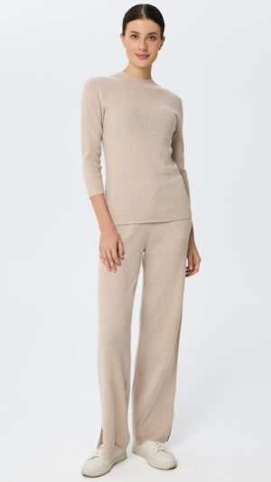 sku: W25-00CH0410 | Brand: Marc Andre  | Size: 36 38 40 42 44 46  | Colors: Бежевый  | Бренды Marc&Andre | Кашемир Брюки | Title: Брюки QUITE MOTION