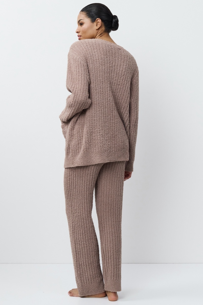 sku: JOLIE SET SOFT | Brand: Aruelle  | Size: XSmall Small Medium Large XLarge  | Colors: Мокко  | Бренды Aruelle | Домашняя одежда Костюмы | Title: Комплект с брюками JOLIE SET SOFT