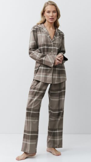 sku: ELODY | Brand: Aruelle  | Size: XSmall Small Medium Large XLarge XXLarge  | Colors: Мокко  | Бренды Aruelle | Домашняя одежда Пижамы | Title: Пижама с брюками ELODY