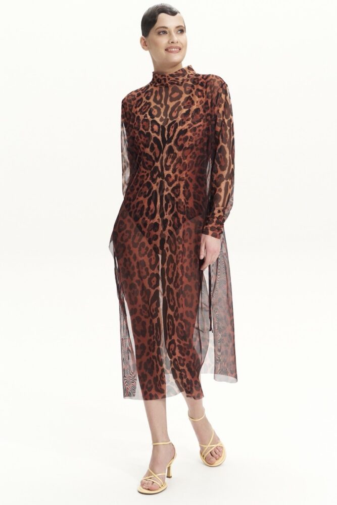 sku: 25004725 | Brand: RoDaSoleil  | Size: XSmall Small Medium Large XLarge  | Colors: Леопард  | Бренды RoDaSoleil | Пляжная одежда | Title: Платье - туника ЛЕОПАРД 25