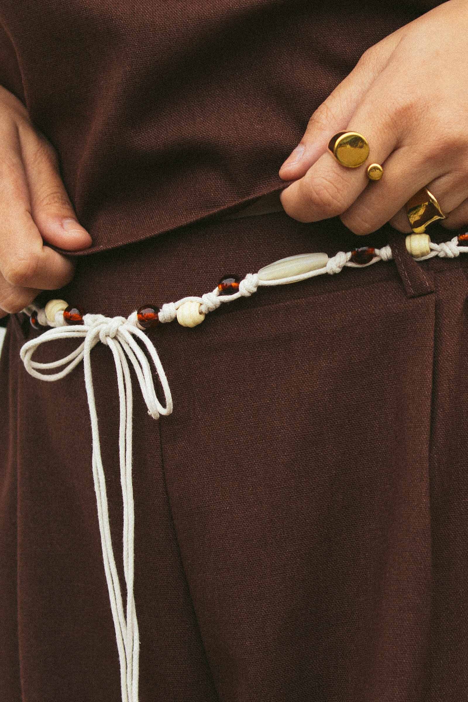 sku: MN-007 | Brand: MY NYMPH  | Size: XS/S M/L  | Colors: Коричневый  | Бренды MY NYMPH | Пляжная одежда | Title: Брюки