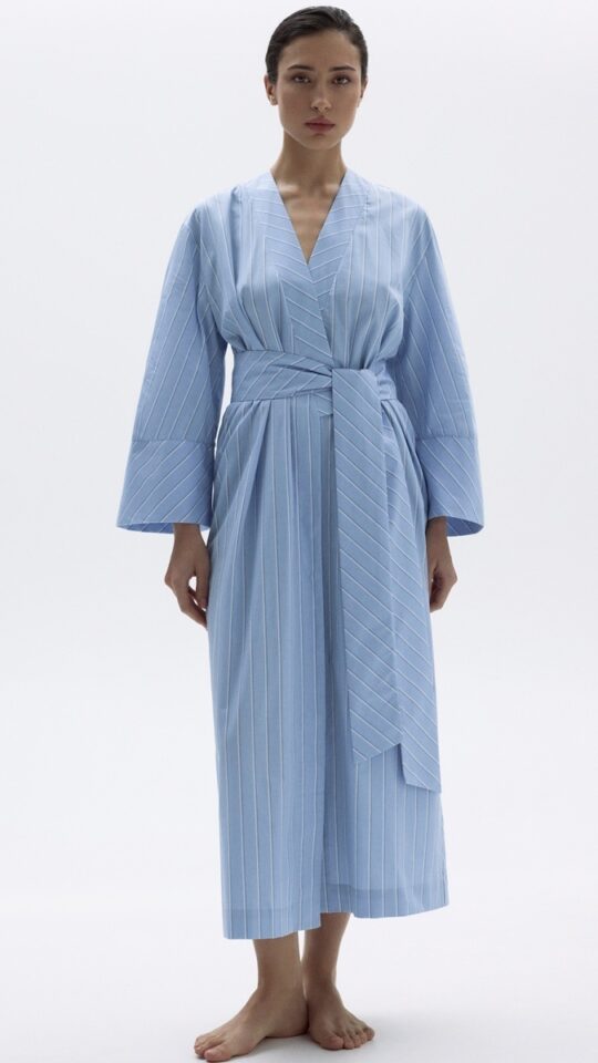 sku: 55495-1 | Brand: Laete  | Size: 46/48 50/52 42/44  | Colors: Голубая полоска  | Бренды Laete | Домашняя одежда Халаты | Title: Халат