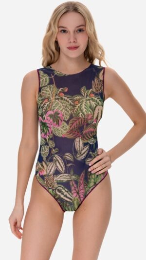 sku: 22001176 | Brand: RoDaSoleil  | Size: XSmall Small Medium Large XLarge  | Colors: Цветной  | Бренды RoDaSoleil | Купальники Слитные | Title: Слитный купальник БОТАНИКА