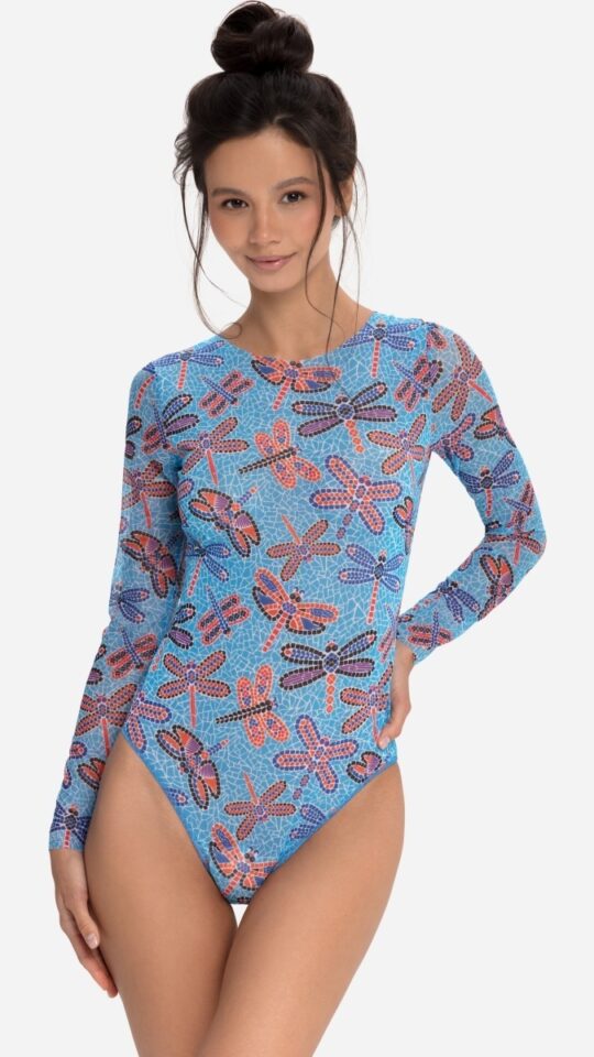sku: 25001079 | Brand: RoDaSoleil  | Size: XSmall Small Medium Large XLarge  | Colors: Цветной  | Бренды RoDaSoleil | Купальники Слитные | Title: Слитный купальник СТРЕКОЗЫ МОЗАИКА
