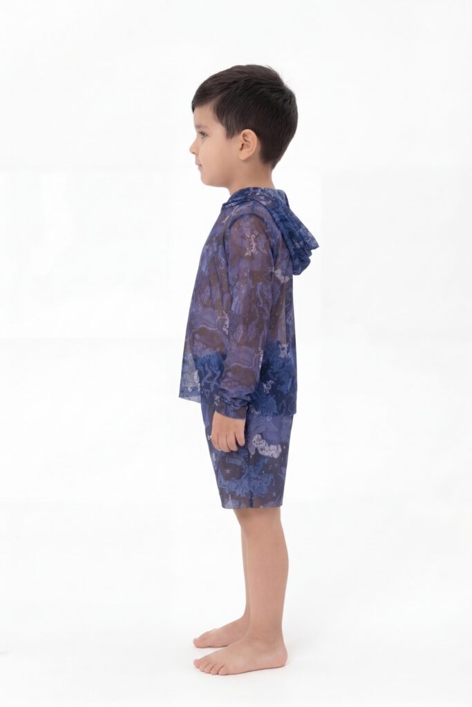 sku: 26002253 | Brand: RoDaSoleil  | Size: 104 110 116 122 128 134 140 146 152 158  | Colors: Цветной  | Бренды RoDaSoleil | Детские купальники | Title: Шорты детские ЧЕРНИЧНЫЕ НОЧИ