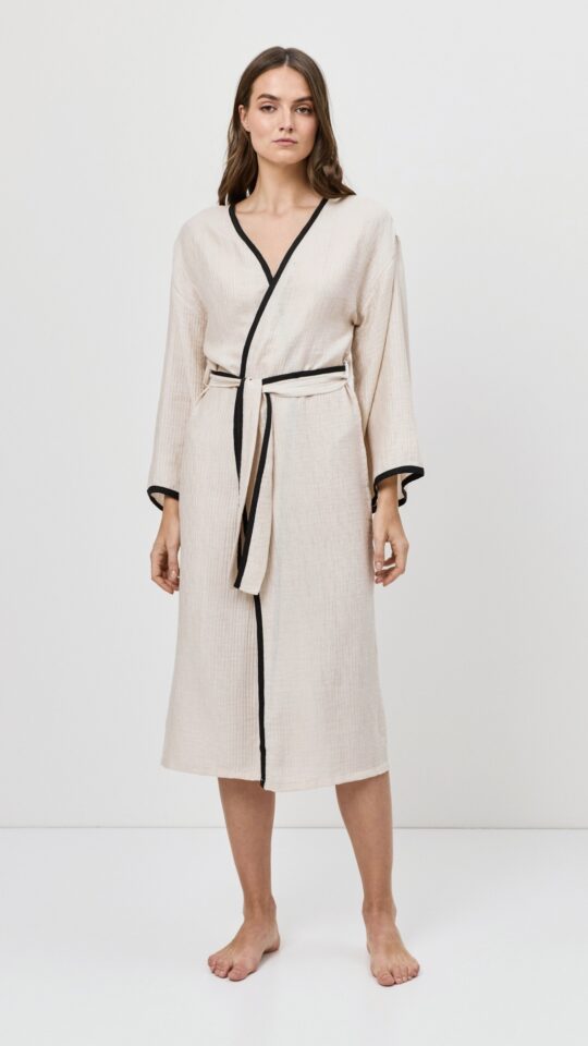 sku: HORIZON | Brand: Aruelle  | Size: XSmall Small Medium Large XLarge XXLarge  | Colors: Светло-бежевый  | Бренды Aruelle | Домашняя одежда Халаты | Пляжная одежда | Title: Халат HORIZON