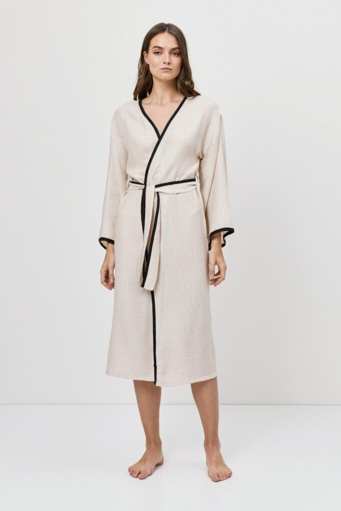sku: HORIZON | Brand: Aruelle  | Size: XSmall Small Medium Large XLarge XXLarge  | Colors: Светло-бежевый  | Бренды Aruelle | Домашняя одежда Халаты | Пляжная одежда | Title: Халат HORIZON