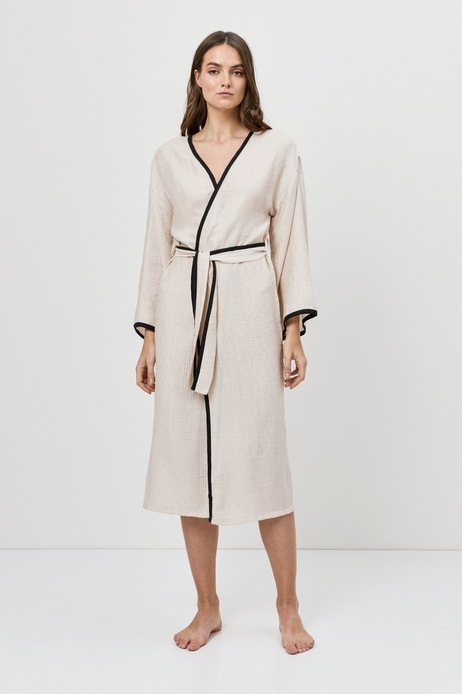 sku: HORIZON | Brand: Aruelle  | Size: XSmall Small Medium Large XLarge XXLarge  | Colors: Светло-бежевый  | Бренды Aruelle | Домашняя одежда Халаты | Пляжная одежда | Title: Халат HORIZON