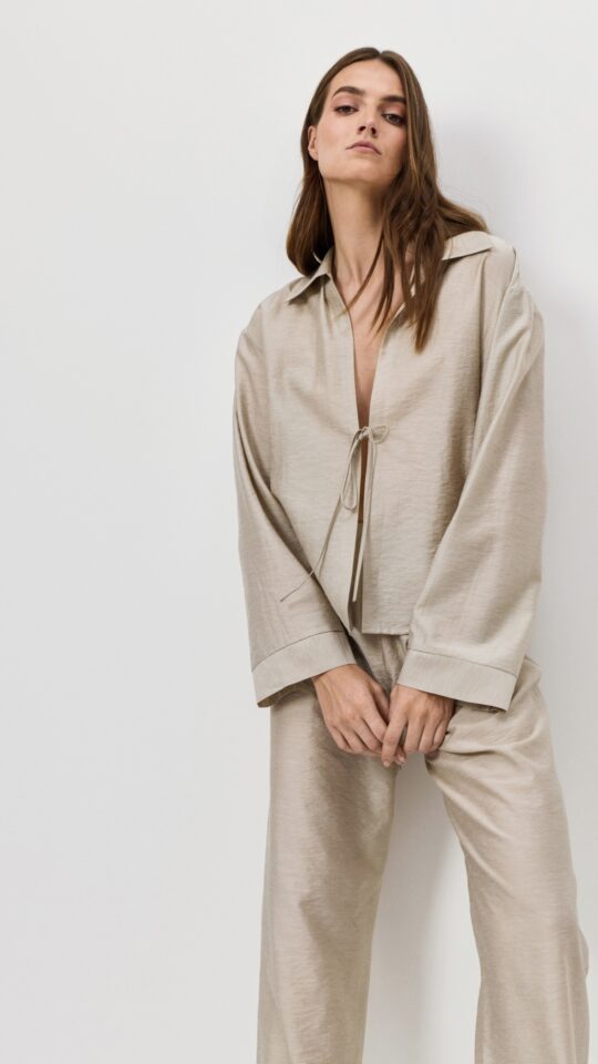 sku: BREEZE | Brand: Aruelle  | Size: XSmall Small Medium Large XLarge XXLarge  | Colors: Бежево/Серый  | Бренды Aruelle | Домашняя одежда Костюмы | Title: Комплект с брюками BREEZE
