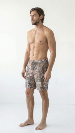 sku: 26981738 | Brand: RoDaSoleil  | Size: Small Medium Large XLarge XXLarge  | Colors: Цветной  | Бренды RoDaSoleil | Мужская коллекция Пляжная одежда | Title: Бермуды ОЛИВКИ