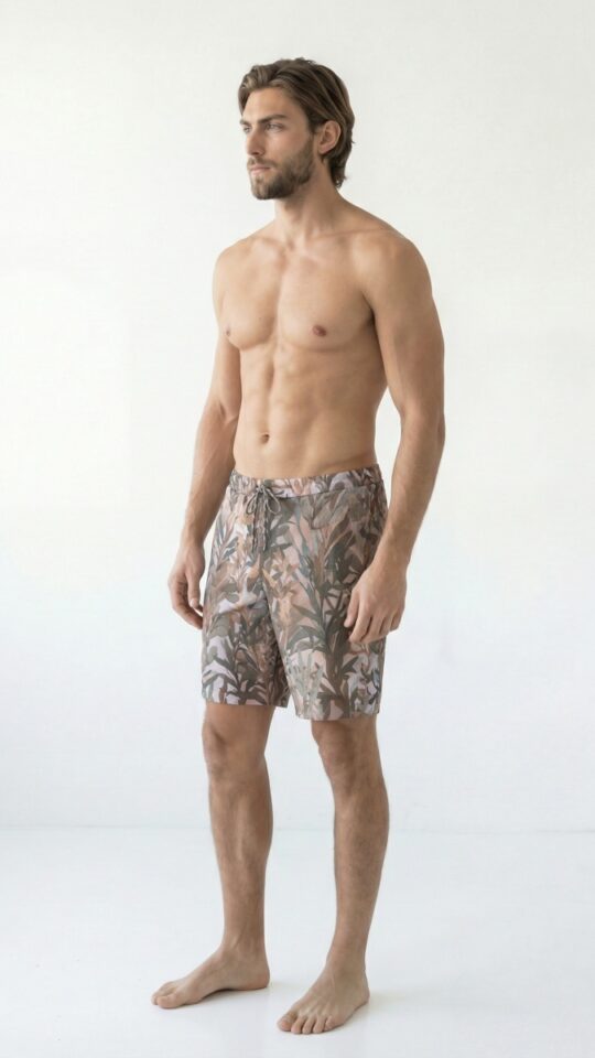 sku: 26981738 | Brand: RoDaSoleil  | Size: Small Medium Large XLarge XXLarge  | Colors: Цветной  | Бренды RoDaSoleil | Мужская коллекция Пляжная одежда | Title: Бермуды ОЛИВКИ