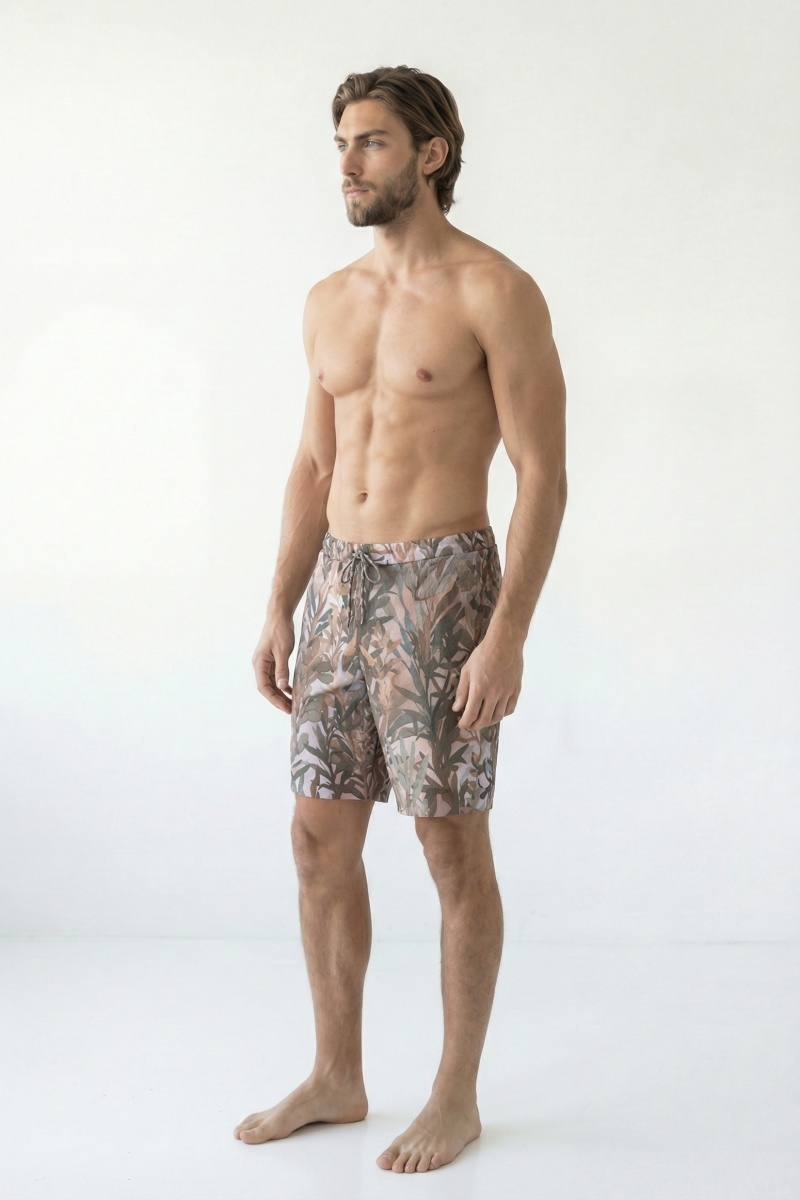 sku: 26981738 | Brand: RoDaSoleil  | Size: Small Medium Large XLarge XXLarge  | Colors: Цветной  | Бренды RoDaSoleil | Мужская коллекция Пляжная одежда | Title: Бермуды ОЛИВКИ