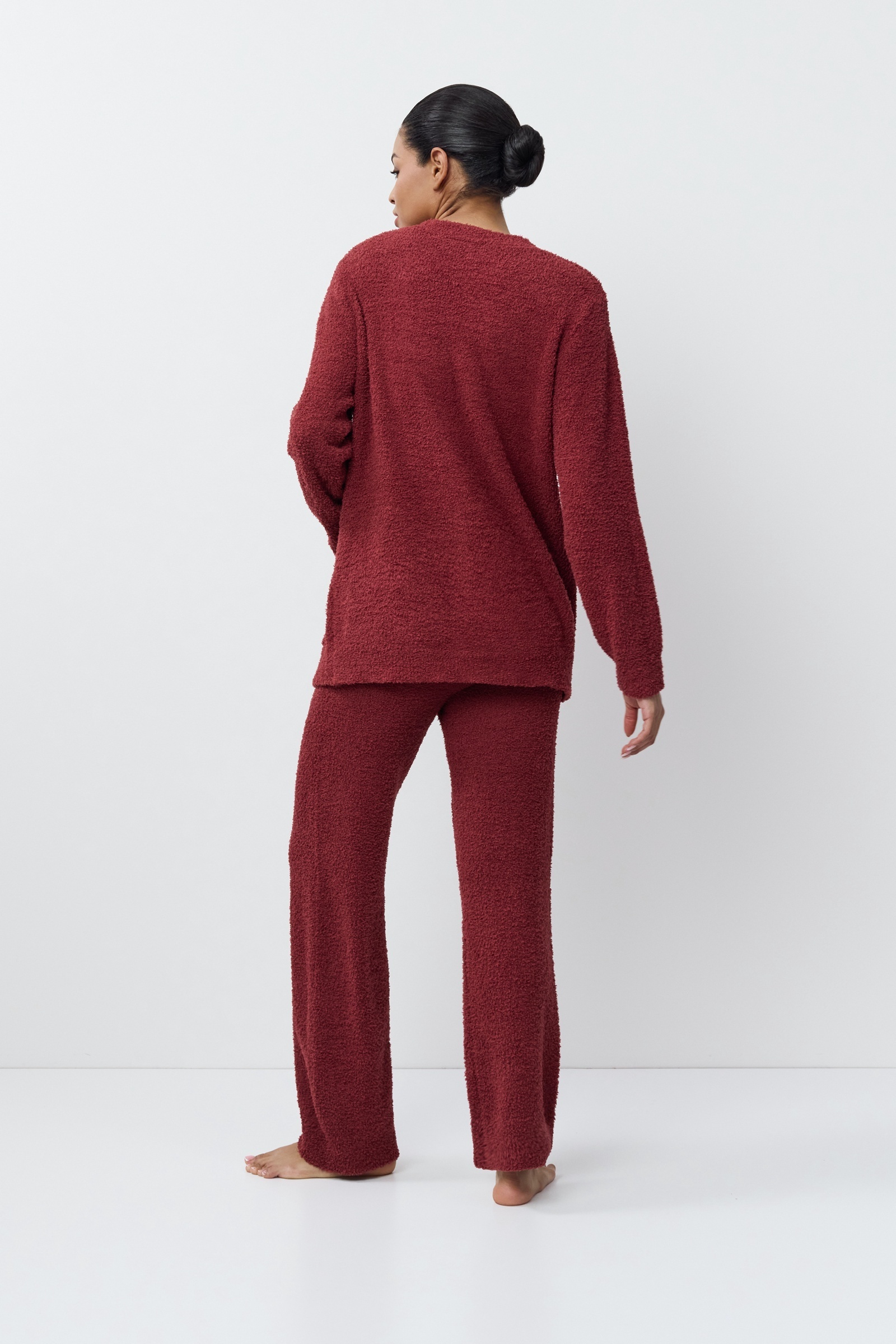 sku: MERRY SET SOFT | Brand: Aruelle | Size: XSmall Small Medium Large XLarge | Colors: Бургундское вино | Бренды Aruelle | Домашняя одежда Костюмы | Title: Комплект с брюками MERRY SET SOFT