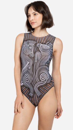 sku: 26001162 | Brand: RoDaSoleil  | Size: XSmall Small Medium Large XLarge  | Colors: Цветной  | Бренды RoDaSoleil | Купальники Слитные | Title: Слитный купальник ГОД ЛОШАДИ